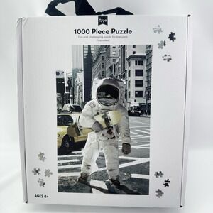 Typo Astronaut Skateboard 1000 Piece Puzzle NYC Street Scene Ages 8+ NIB
